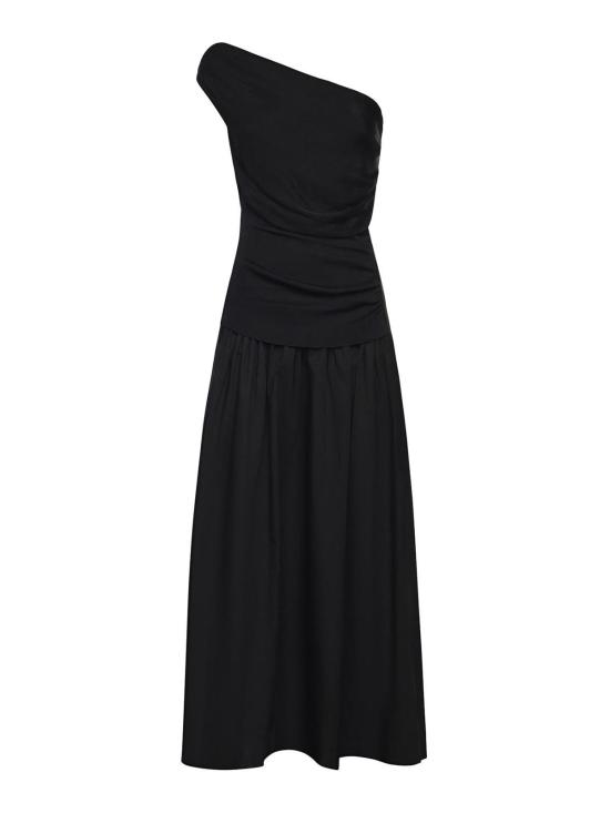 27SS 셀프 포트레이트 미디 스커트 RS26108MB Black