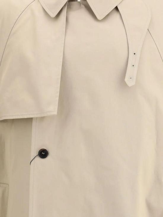  생로랑 코튼 트윌 소재 트렌치 케이프 848929Y3A999610 Beige - SAINT LAURENT