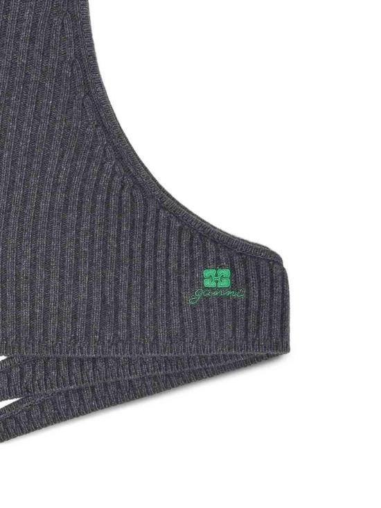  가니 울 믹스 바라클라바  A6925220 Black - GANNI