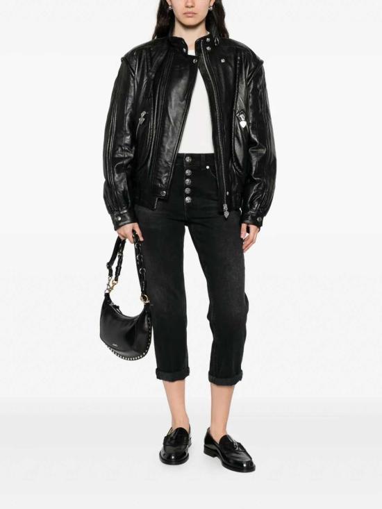 25FW 돈답 스트레이트 팬츠 DP268BDS0369DLM3DD999 Black - DONDUP