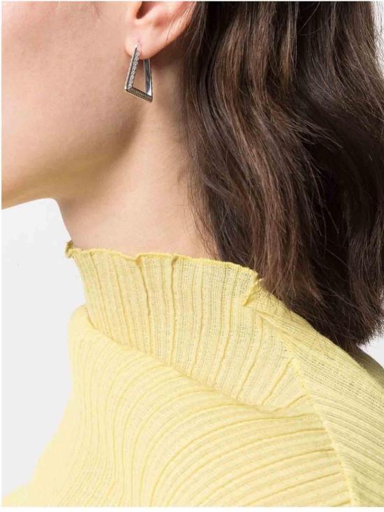  보테가베네타 크리스탈 트라이앵글 귀걸이 688731VL9199000 White - BOTTEGA VENETA