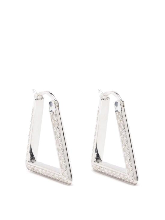  보테가베네타 크리스탈 트라이앵글 귀걸이 688731VL9199000 White