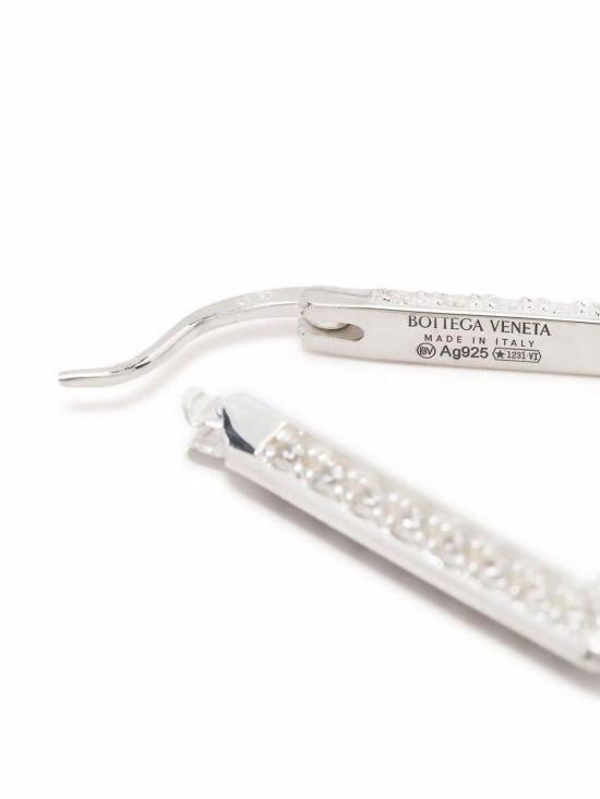  보테가베네타 크리스탈 트라이앵글 귀걸이 688731VL9199000 White - BOTTEGA VENETA