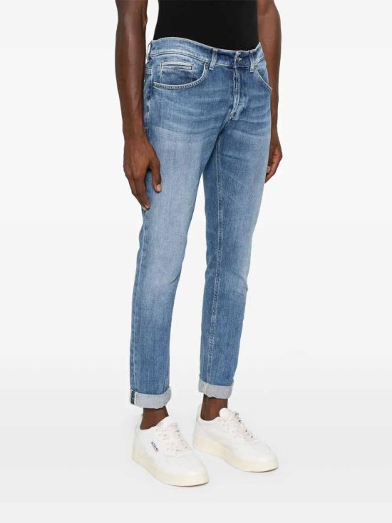  돈답 스트레이트 팬츠 UP232DSE340UK05DU800 Blue - DONDUP