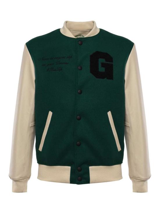 26SS 줄리아노 갈리아노 봄버 자켓 VARSITYNAPPAVERDE Green