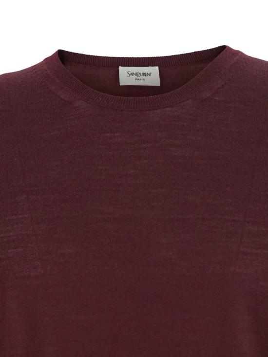 25FW 생로랑 스웨터 821736Y76GM6040 Red - SAINT LAURENT