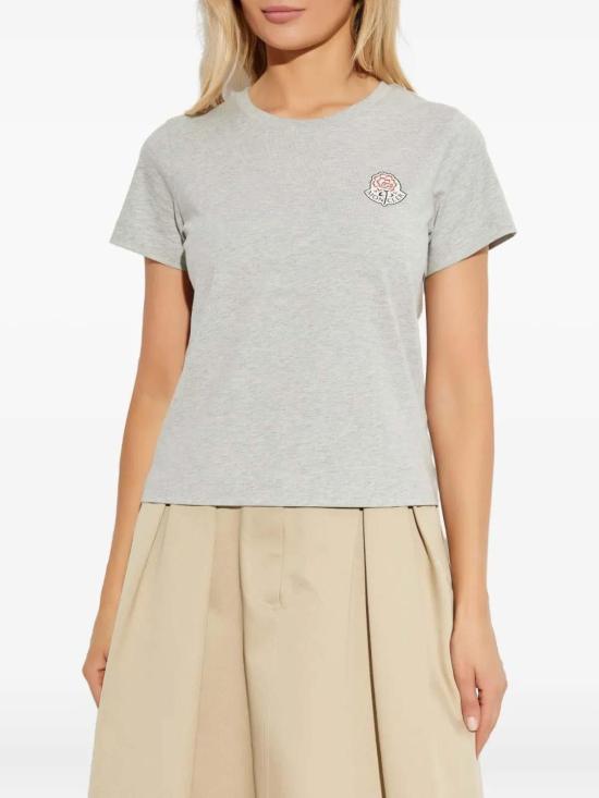  몽클레어 반팔 티셔츠 K20938C0002389AJS979 Grey - MONCLER