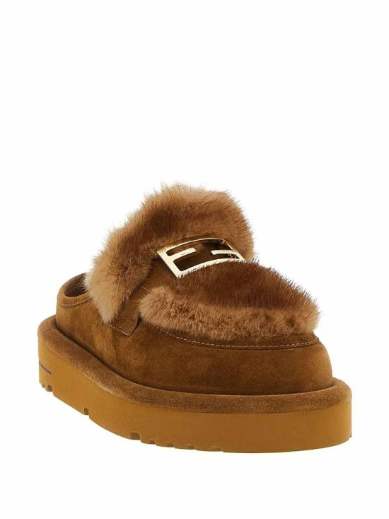 25FW 펜디 뮬/슬리퍼 8R8777AYA0F1TP4 Brown - FENDI