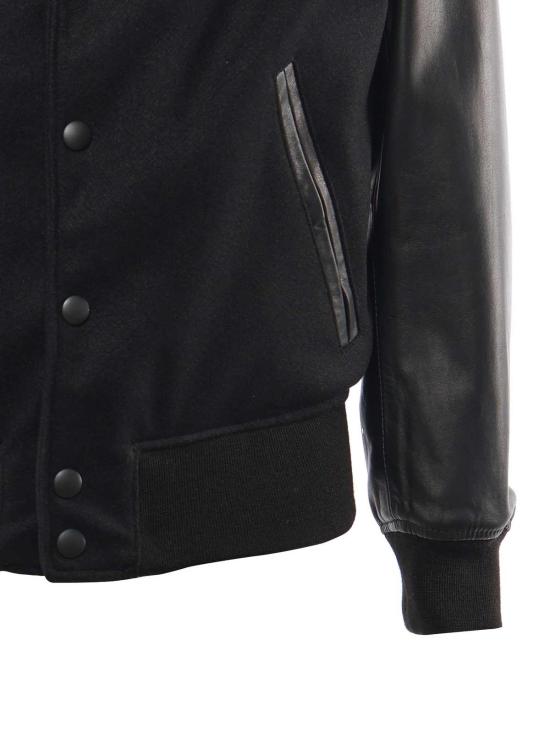 26SS 줄리아노 갈리아노 봄버 자켓 VARSITYNAPPANERO Black - GIULIANO GALIANO