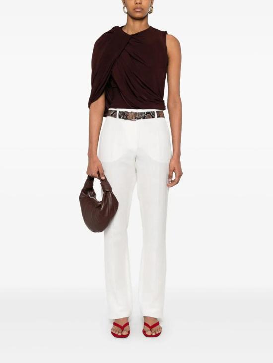 26SS 스포트막스 스트레이트 팬츠 25121310526E15 White - SPORTMAX