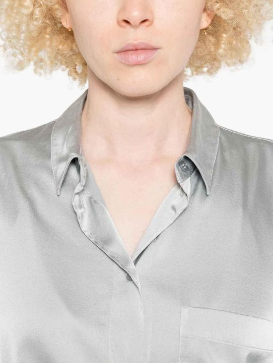 25FW 포르테포르테 셔츠 14372MYSHIRTPEARL Grey - FORTE FORTE