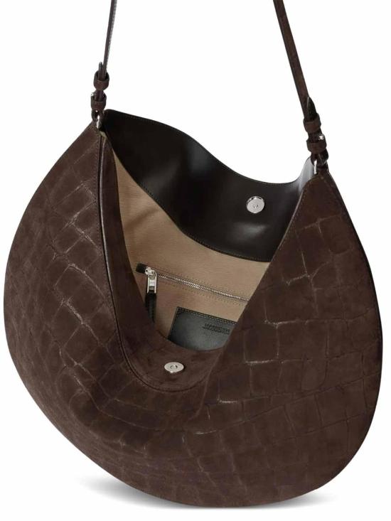 25FW 자크뮈스 오발로 숄더백 25HBAW00437AC07A09880 Brown - JACQUEMUS