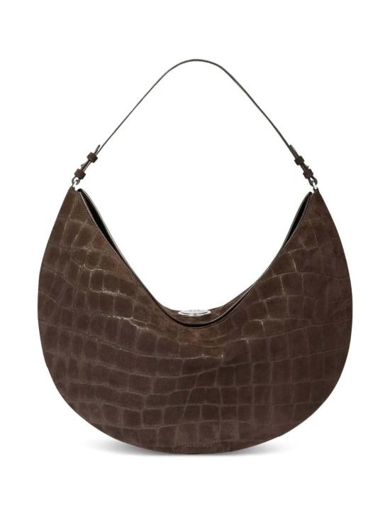 25FW 자크뮈스 오발로 숄더백 25HBAW00437AC07A09880 Brown - JACQUEMUS