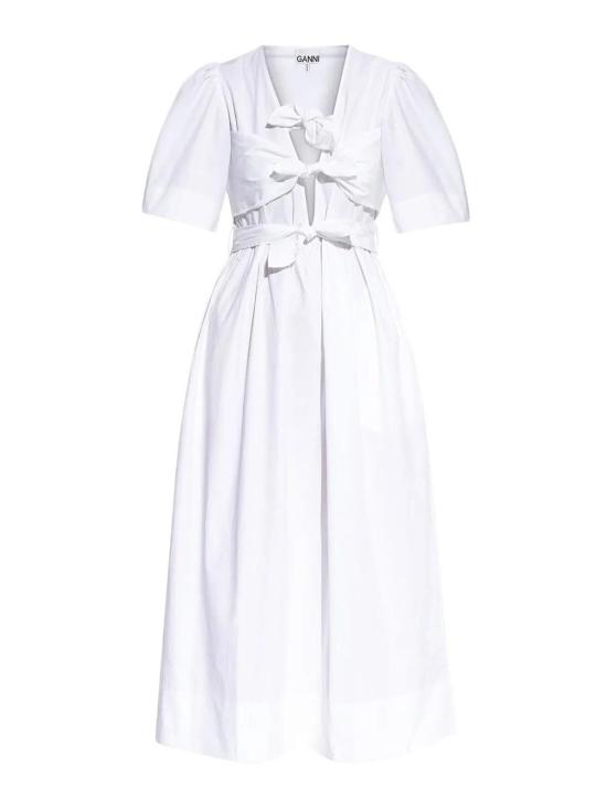 26SS 가니 미디 스커트 W1115151 White