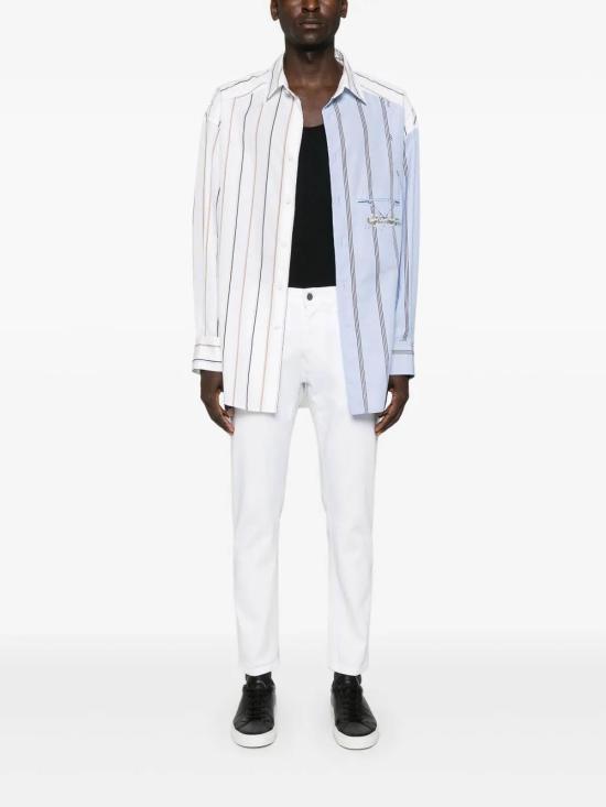 25FW 돈답 스트레이트 팬츠 UP576BSE037UKPTDU000 White - DONDUP