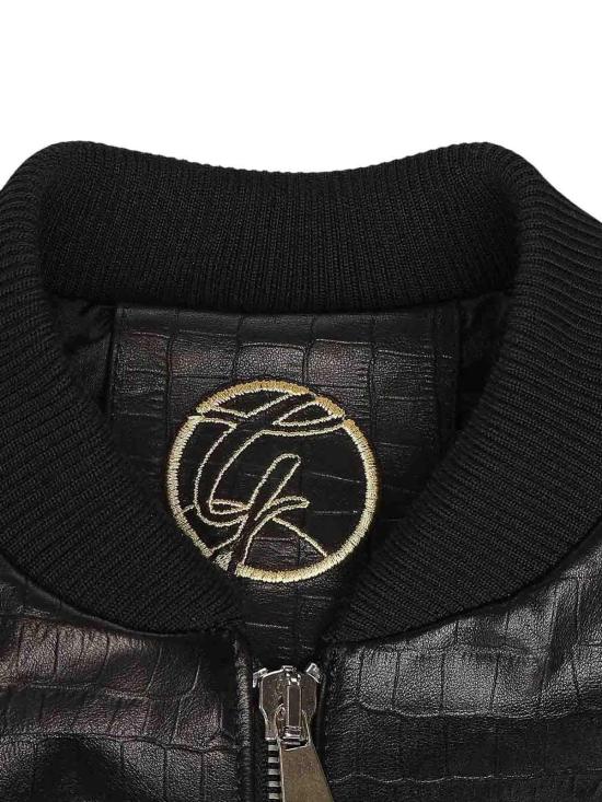 26SS 줄리아노 갈리아노 봄버 자켓 MIAMIVICECOCCONERO Black - GIULIANO GALIANO