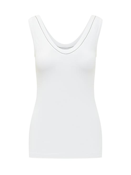 26SS 브루넬로 쿠치넬리 코튼 티셔츠 M0TC8BJ312 C159 BIANCO