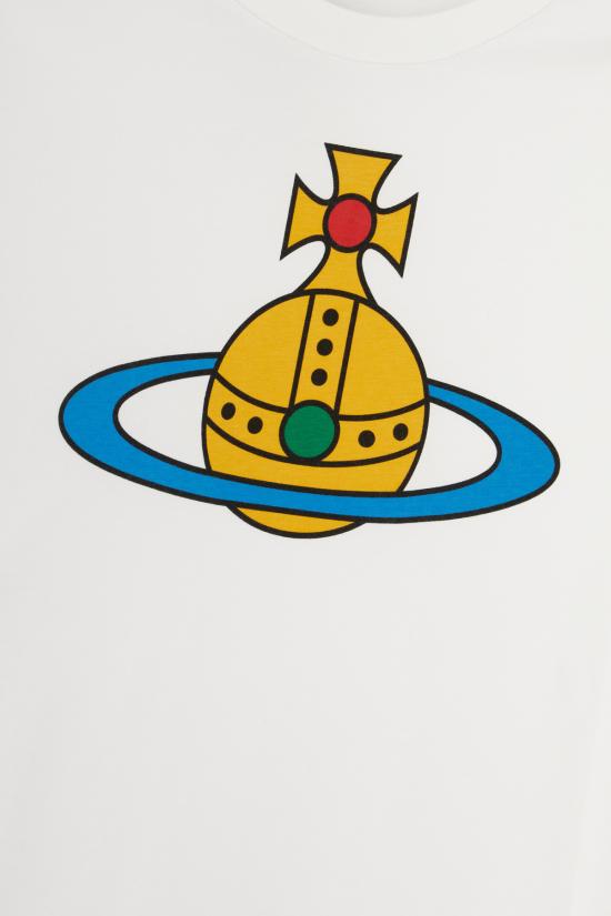 26SS 비비안웨스트우드 반팔 티셔츠 3G01004SJ001M A401 WHITE - VIVIENNE WESTWOOD