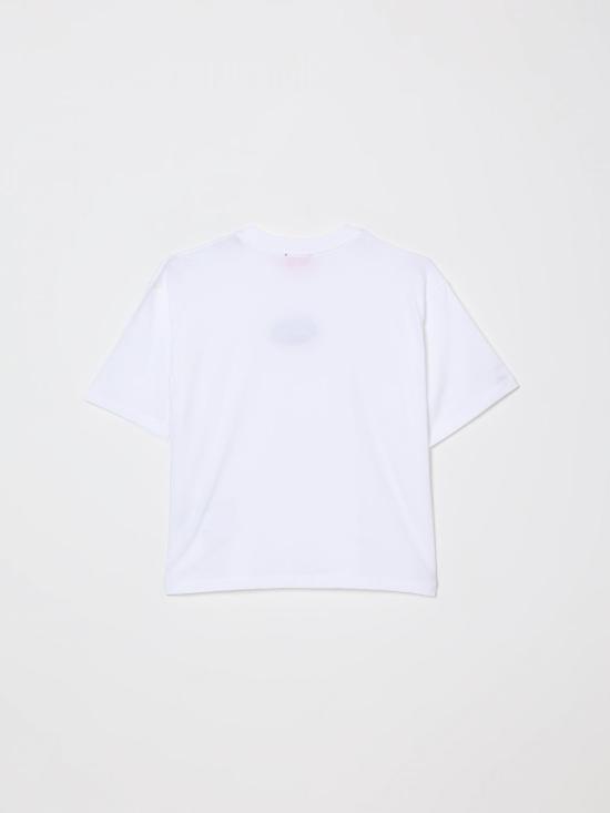 26SS [키즈] 디젤 티셔츠 J0242800YI9 K100 White - DIESEL