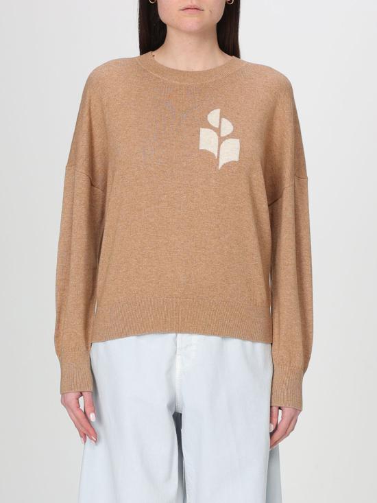 26SS 이자벨마랑에뚜왈 마리산스 코튼 스웨터 PU0053FAA1X05E 50CM Camel