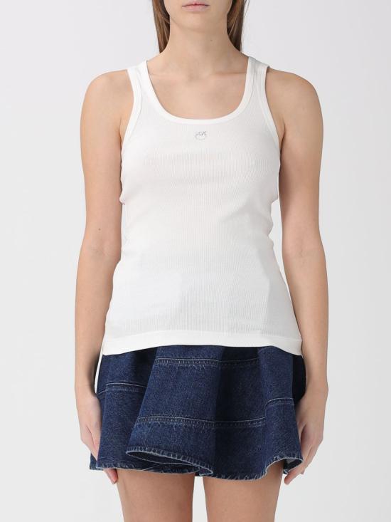 26SS 핑코 민소매 티셔츠 100807A338 Z05 White