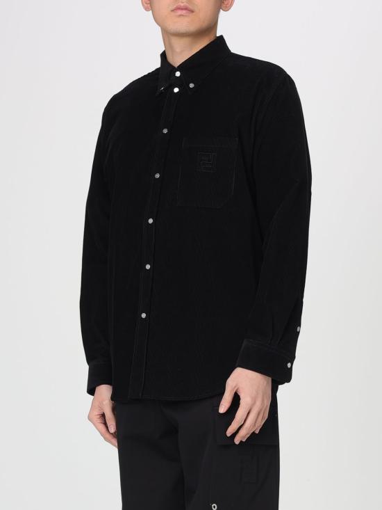 26SS 펜디 긴팔 셔츠 FS1296ATEF F0QA1 Black - FENDI