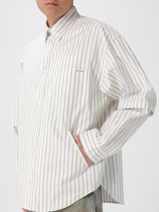 26SS 아크네 스튜디오 긴팔 셔츠 BB0670 CHD White - ACNE STUDIOS