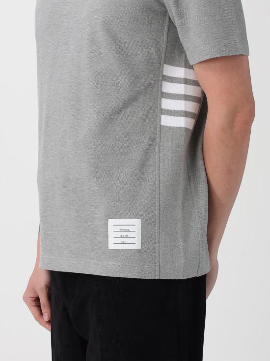 26SS 톰브라운 클래식 피케 4바 티 MJS123A00050 055 Grey - THOM BROWNE