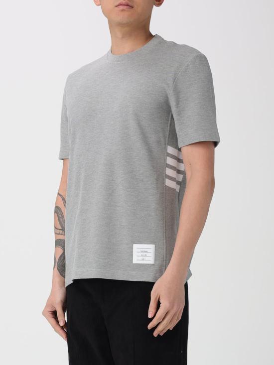 26SS 톰브라운 클래식 피케 4바 티 MJS123A00050 055 Grey - THOM BROWNE