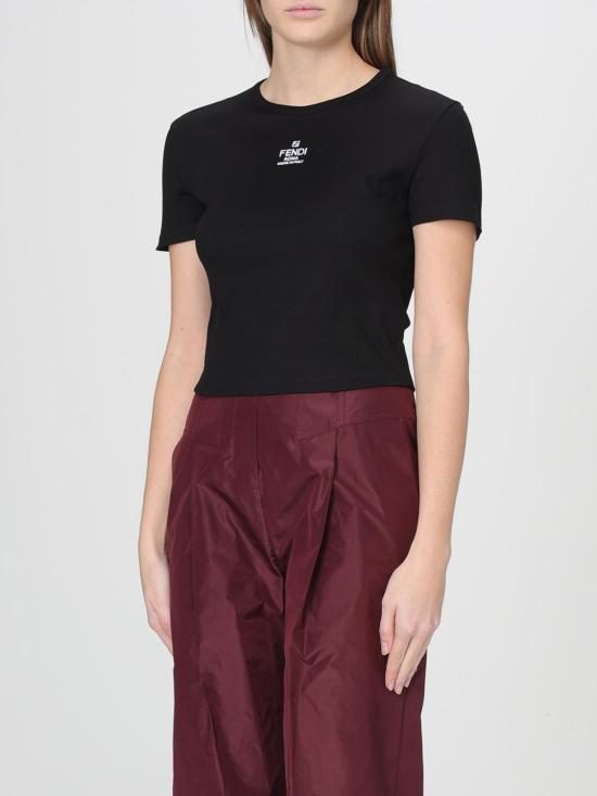 26SS 펜디 반팔 티셔츠 FS8110ANQM F0GME Black - FENDI