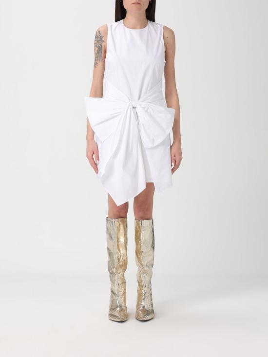 26SS 로테이트 롱 원피스 115302 400 White