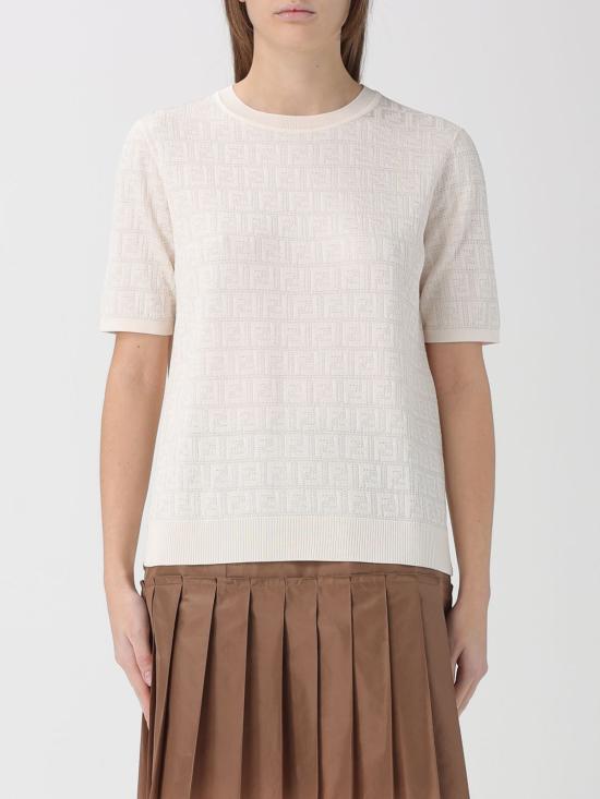 26SS 펜디 스웨터 FZXD57AUZR F0ZNM White