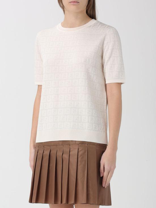 26SS 펜디 스웨터 FZXD57AUZR F0ZNM White - FENDI