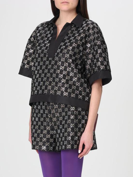 26SS 구찌 반팔 티셔츠 846682ZARWY 1000 Black - GUCCI