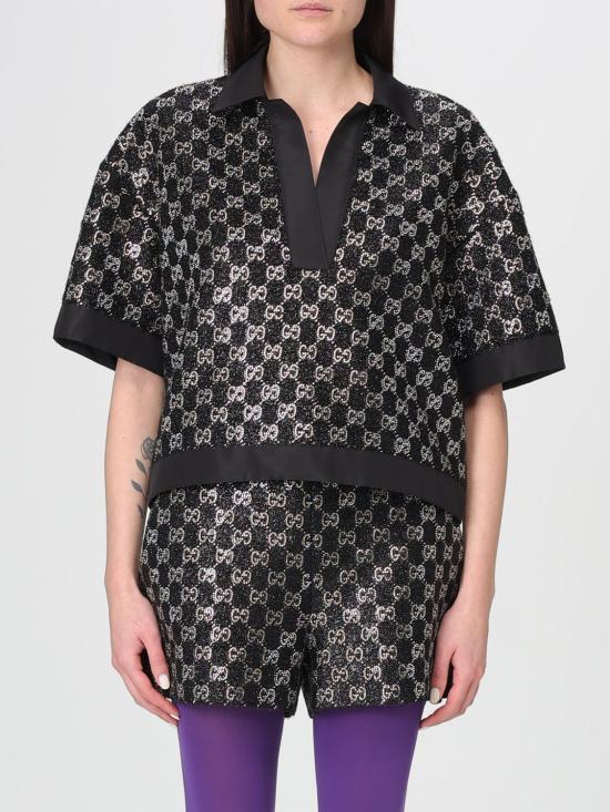 26SS 구찌 반팔 티셔츠 846682ZARWY 1000 Black