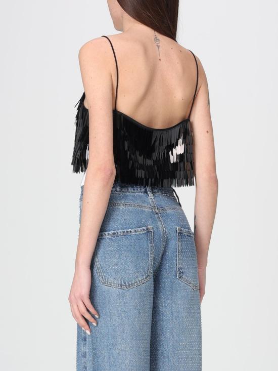 26SS 셀프 포트레이트 민소매 티셔츠 RS26165TB Black - SELF PORTRAIT