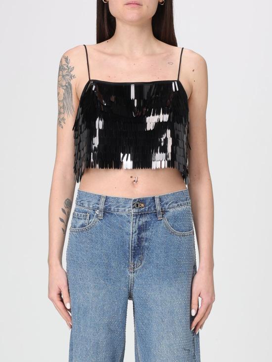 26SS 셀프 포트레이트 민소매 티셔츠 RS26165TB Black