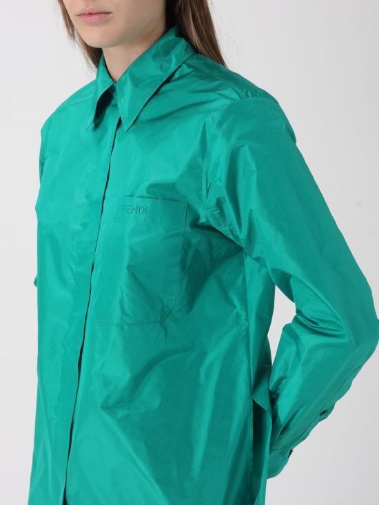 26SS 펜디 셔츠 FS8333AW7C F1UKL Gnawed Blue - FENDI