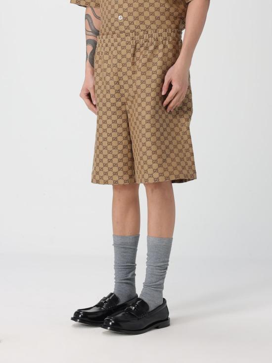26SS 구찌 숏팬츠 742781Z8BIX 2580 Camel - GUCCI