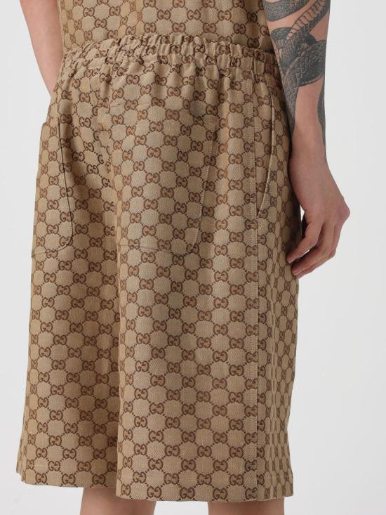 26SS 구찌 숏팬츠 742781Z8BIX 2580 Camel - GUCCI