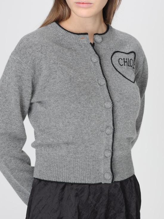 26SS 끌로에 스웨터 CH26SMC08710 012 Grey - CHLOE