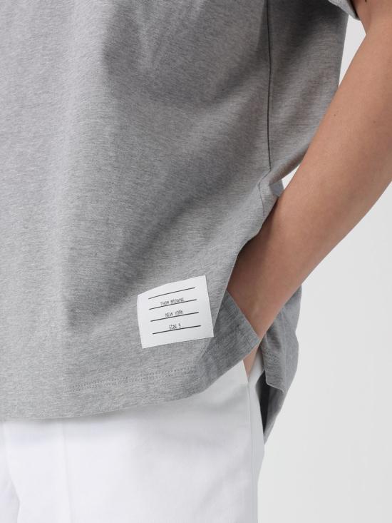 26SS 톰브라운 반팔 티셔츠 MJS296AJ0248 050 Grey - THOM BROWNE