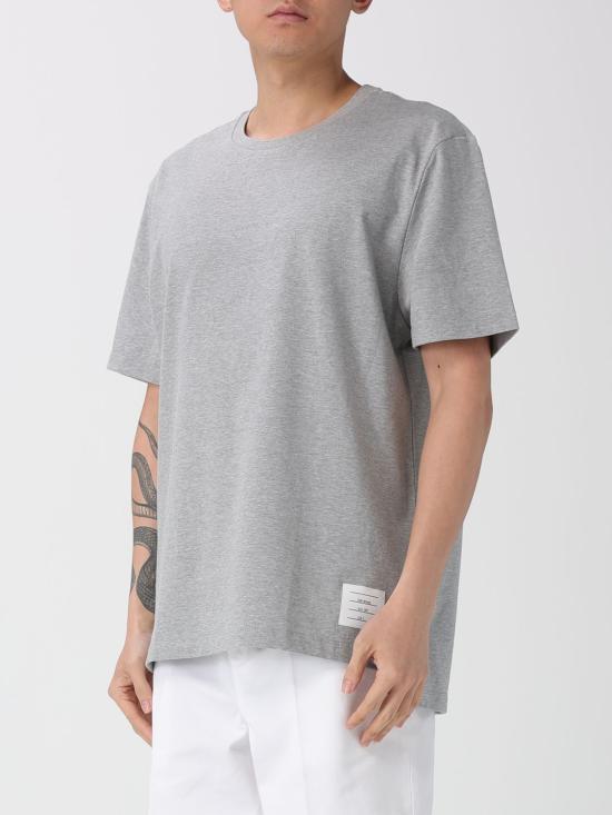 26SS 톰브라운 반팔 티셔츠 MJS296AJ0248 050 Grey - THOM BROWNE