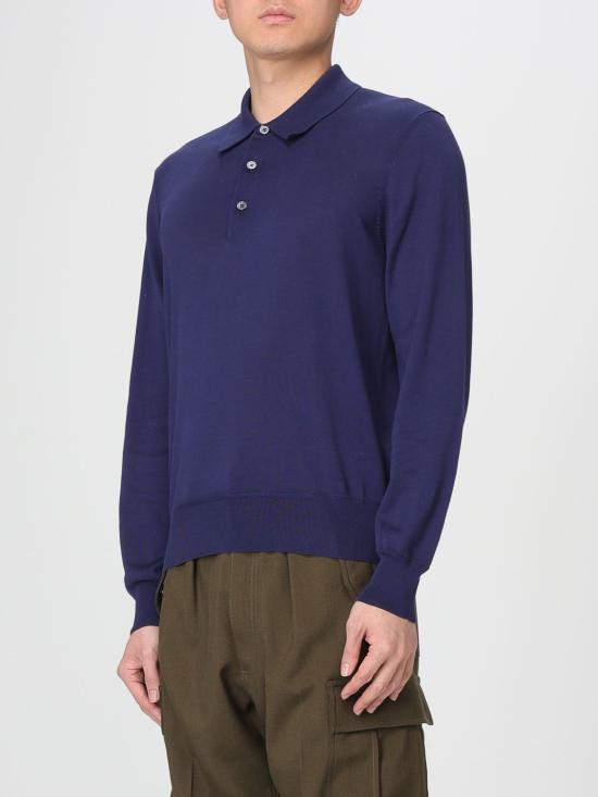 26SS 톰포드 폴로 티셔츠 KPL050YMC040 UDB Blue - TOMFORD