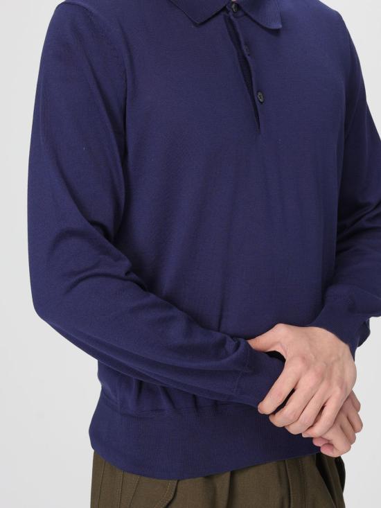 26SS 톰포드 폴로 티셔츠 KPL050YMC040 UDB Blue - TOMFORD