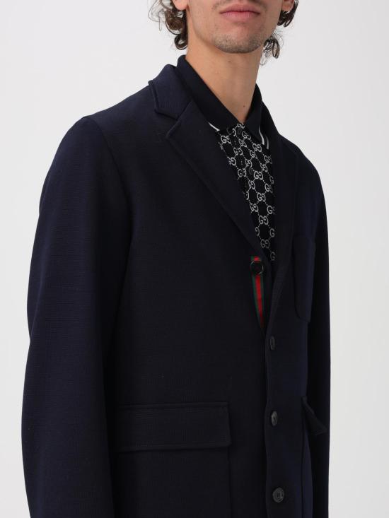 26SS 구찌 수트 자켓 846713ZAM6R 4240 Blue - GUCCI