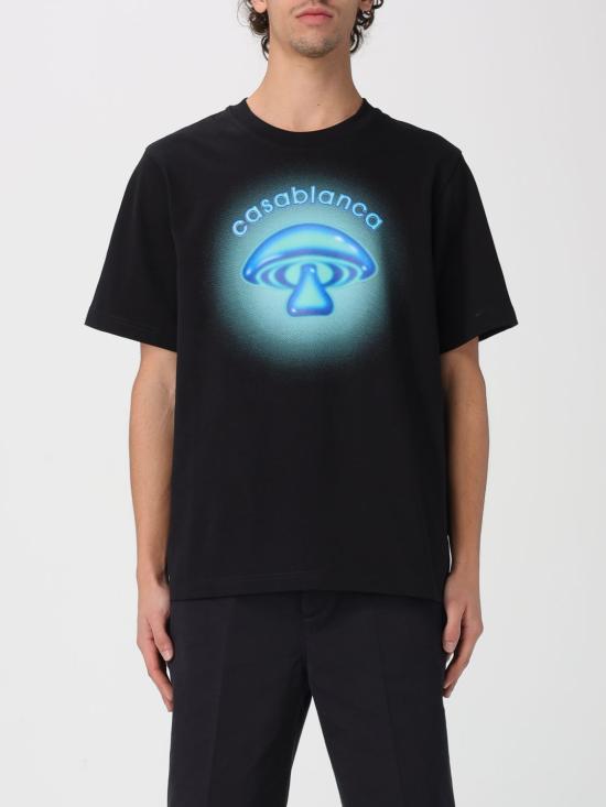 26SS 카사블랑카 반팔 티셔츠 MSP26JTS00112 Black
