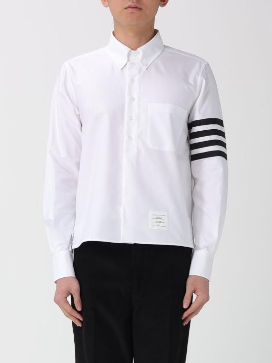 26SS 톰브라운 긴팔 셔츠 MWL431CF0313 100 White