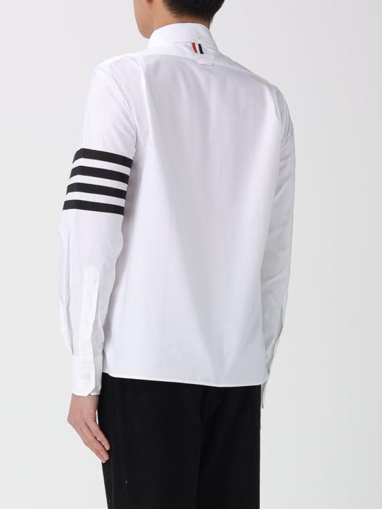 26SS 톰브라운 긴팔 셔츠 MWL431CF0313 100 White - THOM BROWNE