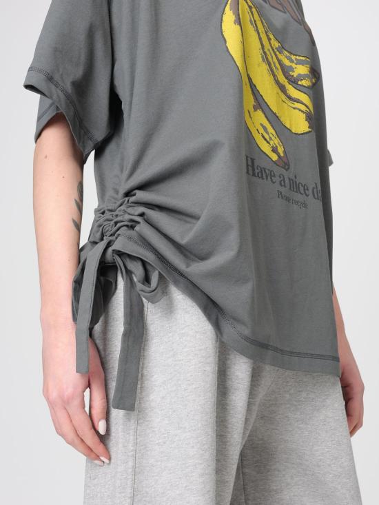 26SS 가니 반팔 티셔츠 A1050047 490 Grey - GANNI